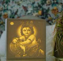 Load image into Gallery viewer, Bal Krishna Backlit Wall Art