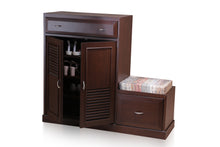 Load image into Gallery viewer, Louver Shoe Cabinet