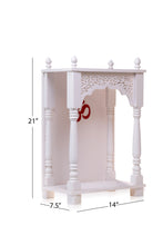 Load image into Gallery viewer, Corian Mandir with Red Inlay