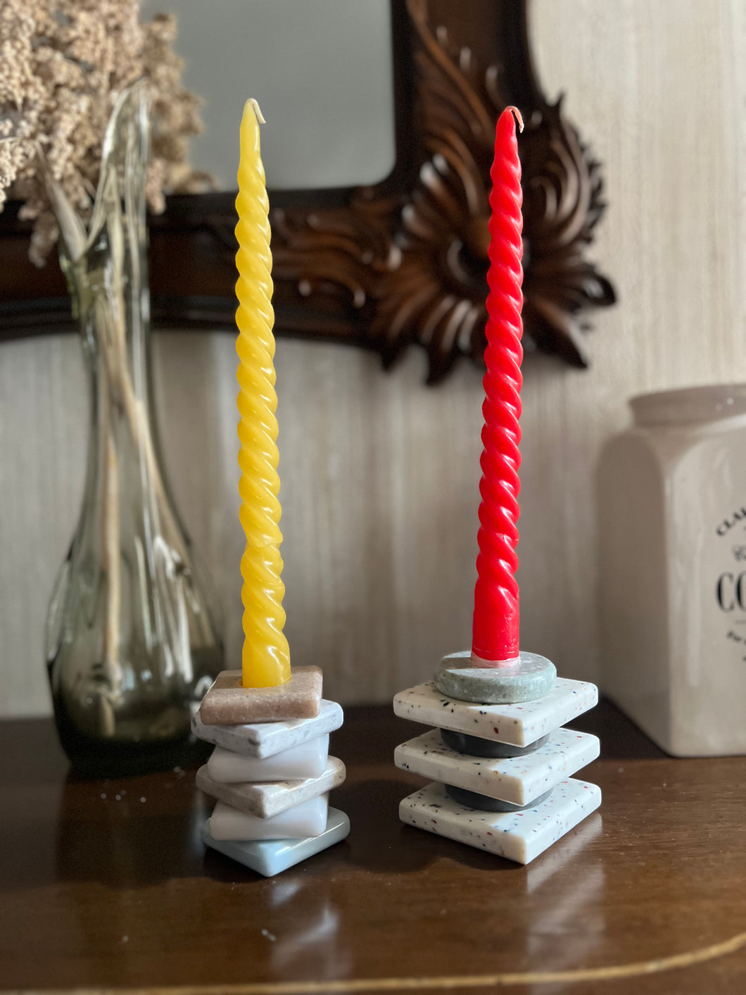 Stacked Candlestand