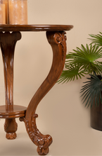 Load image into Gallery viewer, Cicero Carved Corner Table
