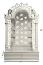 Load image into Gallery viewer, Corian Detailed Etching Mandir (Large)
